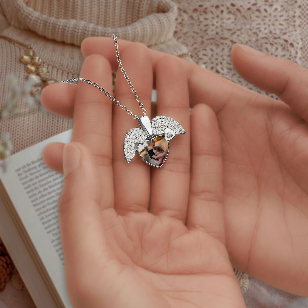 Customized Heart Shape Secret Message / Picture Locket