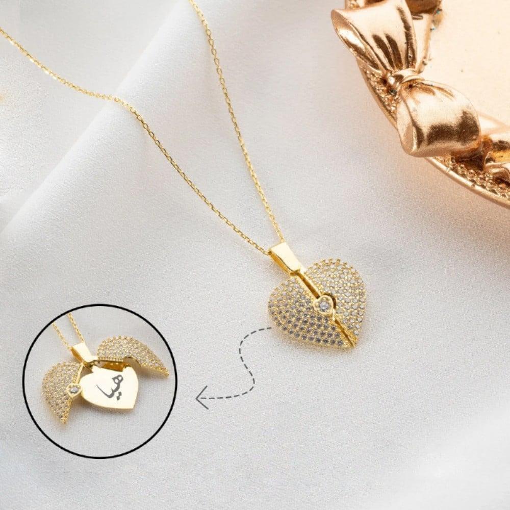 Customized Heart Shape Secret Message / Picture Locket